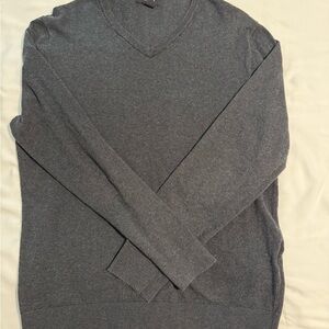 Alfani Charcoal V-Neck Sweater for Men